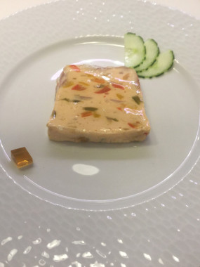 Mosaïque de Saint Jacques à l'espagnole - Sauce légère